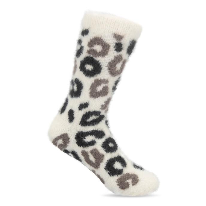 totes toasties® Ladies Tipped Faux Fur Hot Water Bottle & Super Soft Sock Set Brown Extra Image 5